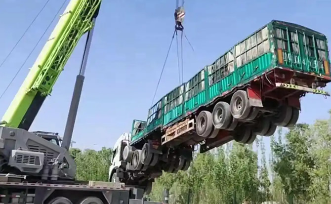 溪湖区道路脱困救援案例
